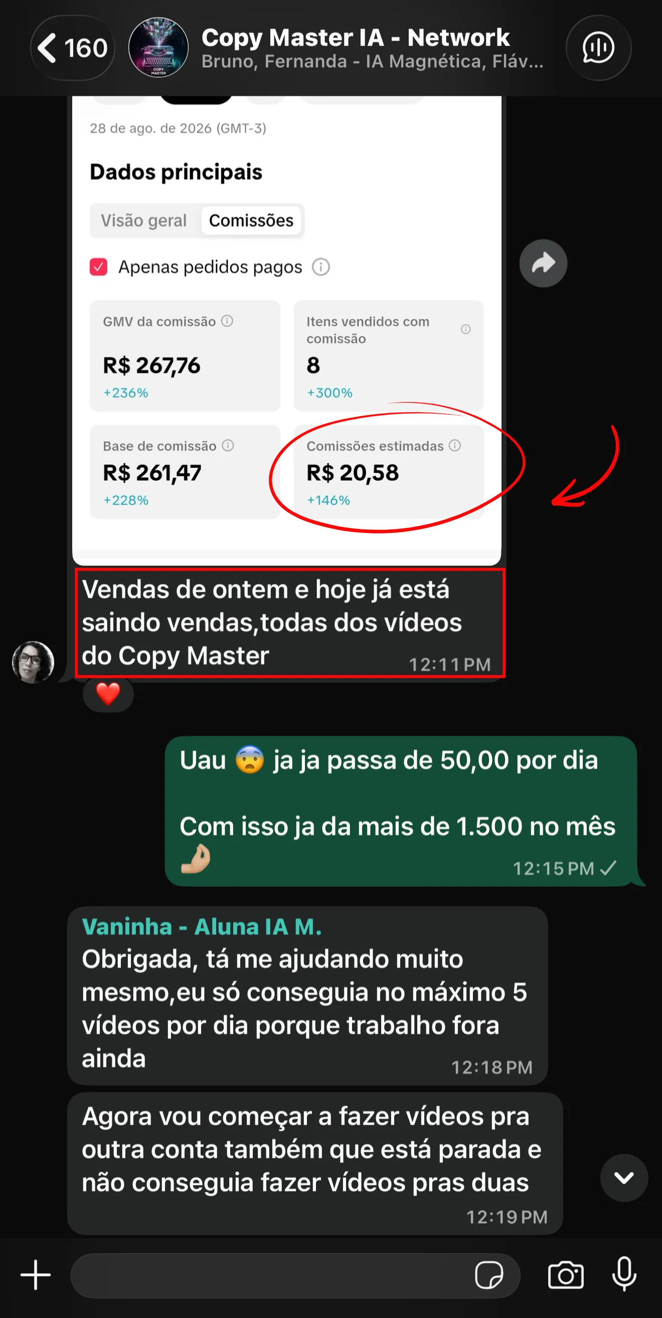 Feedback de aluno 2